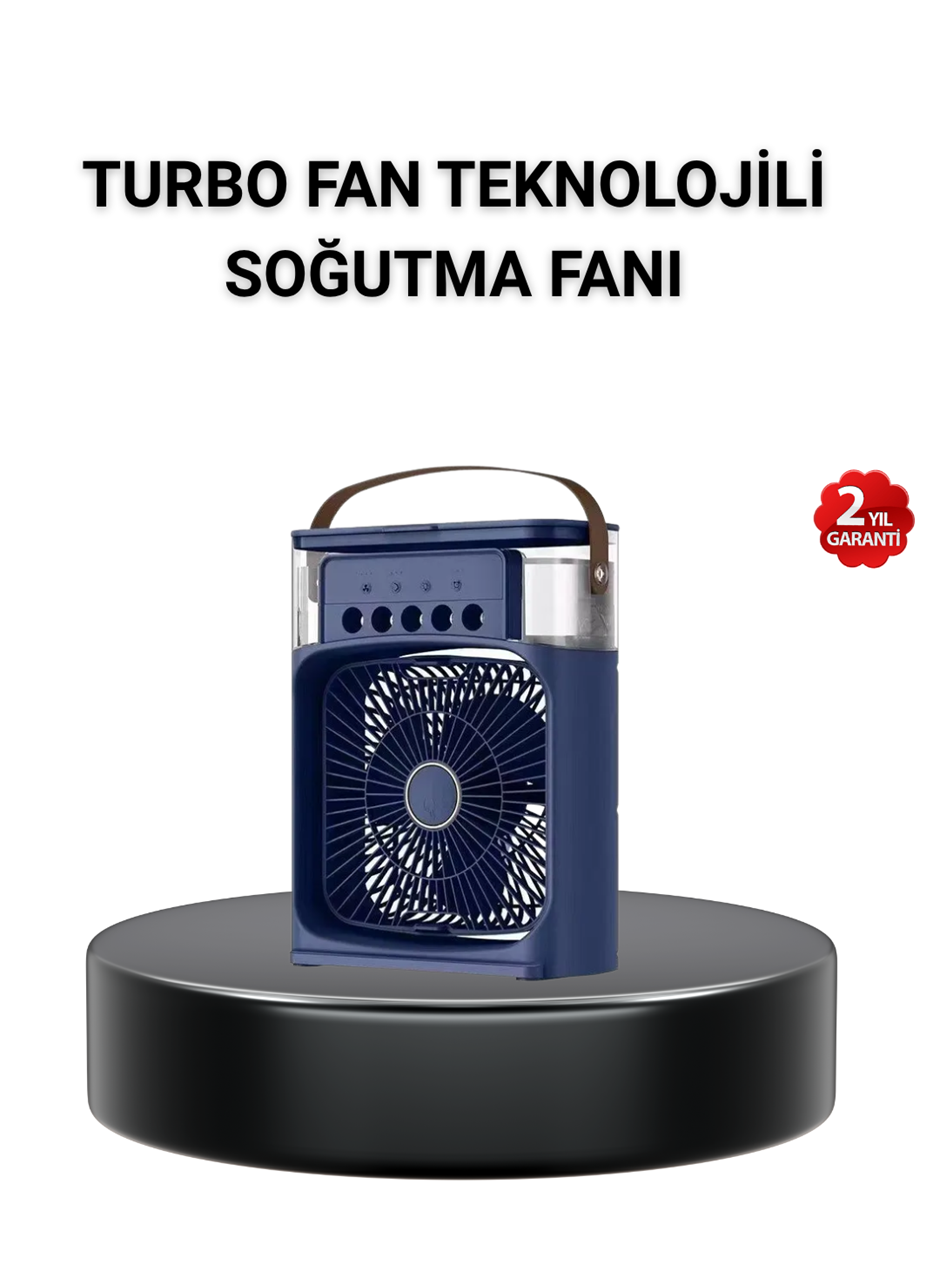 Turbo Fan Teknolojili Sessiz ve Güçlü Soğutma Masası Vantilatör