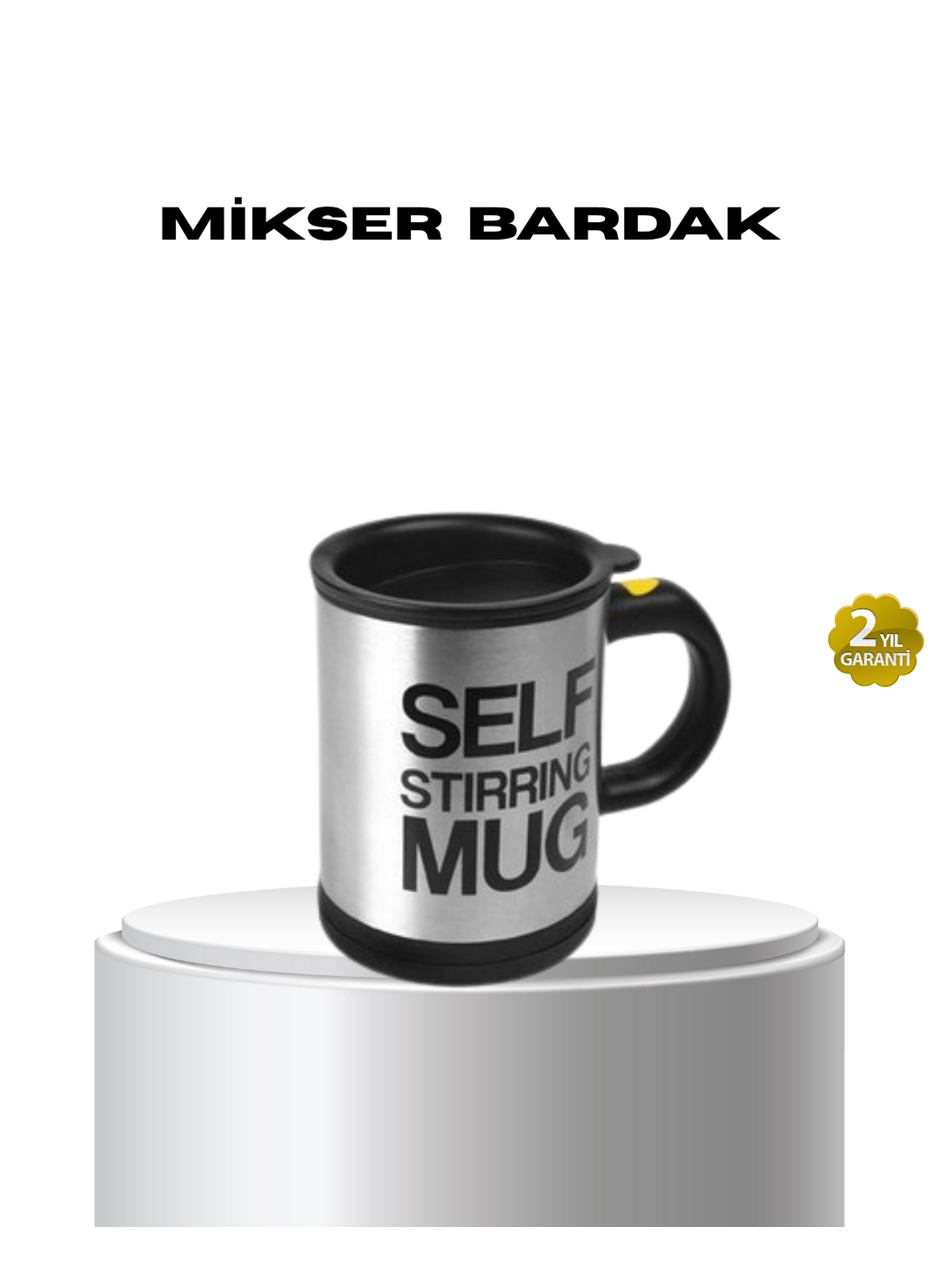 Paslanmaz Çelik Kendi Kendini Karıştıran Akıllı Kupa – Isı Yalıtımlı