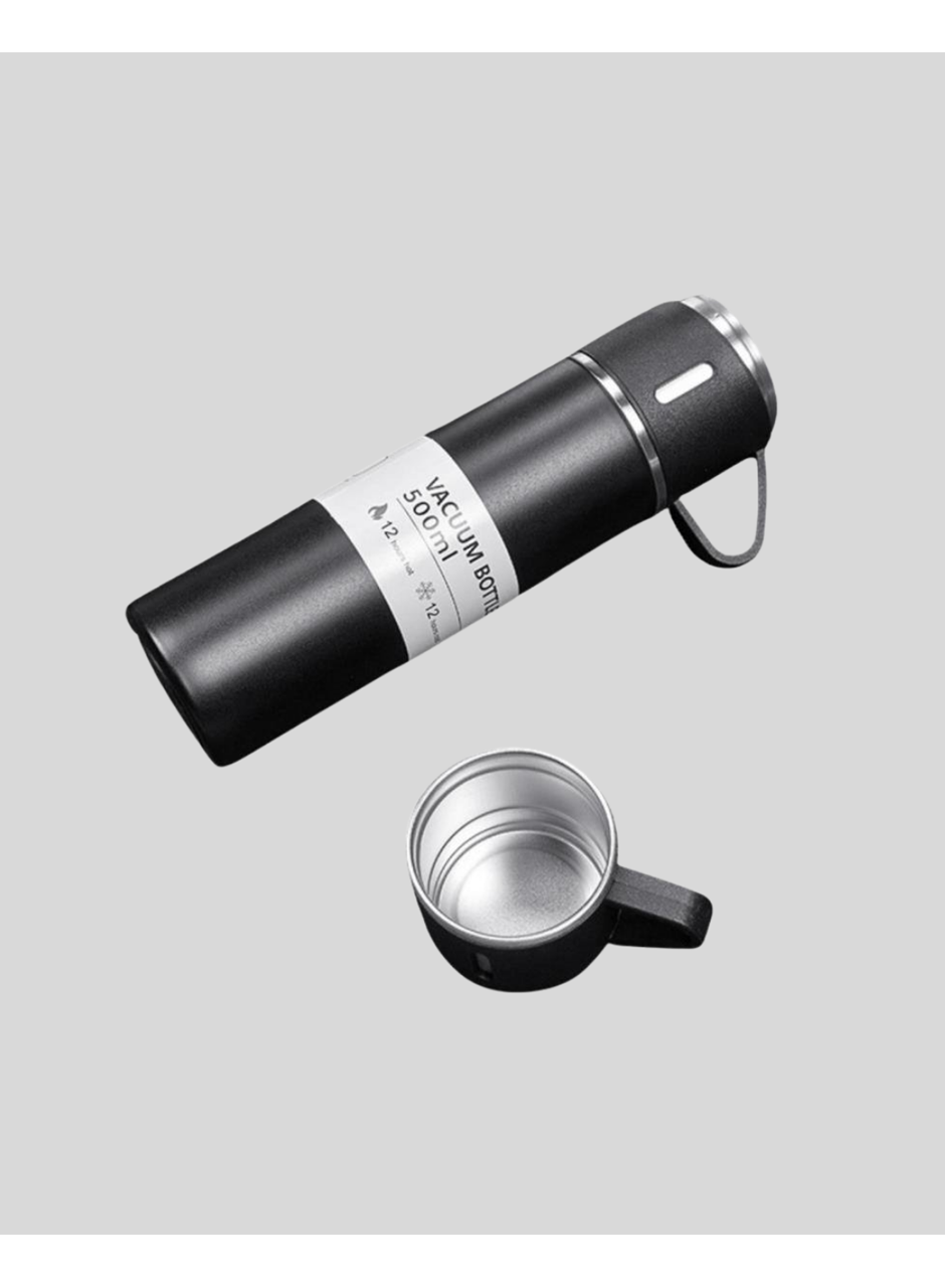 500 ml Vakumlu Termos – Çift Kat Paslanmaz Çelik, Sızdırmaz Kapağıyla Sıcak ve Soğuk İçeceklere Özel