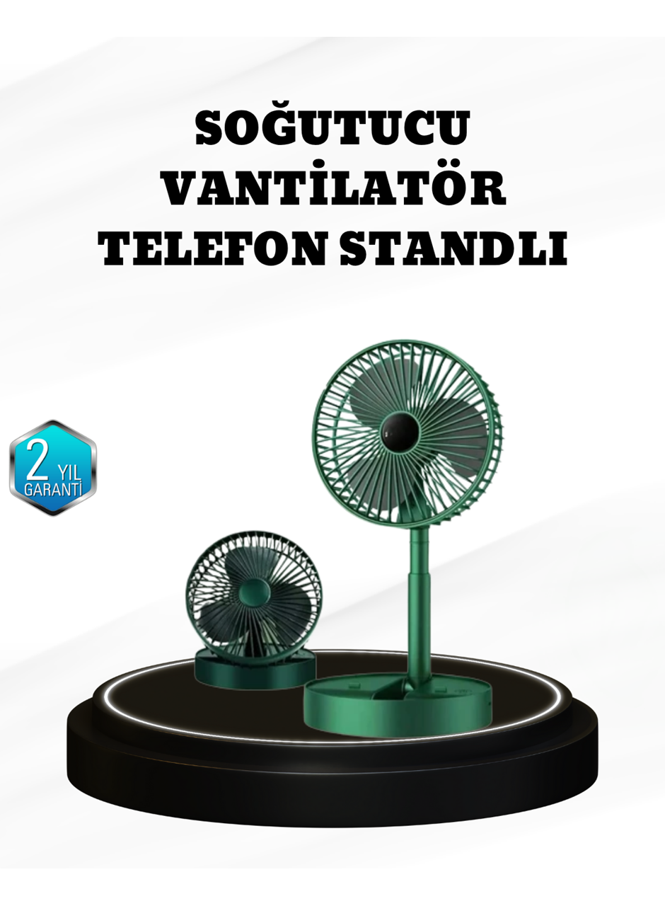 Taşınabilir Şarjlı Mini Fan – Katlanabilir Gövde, 3 Hız Kademesi