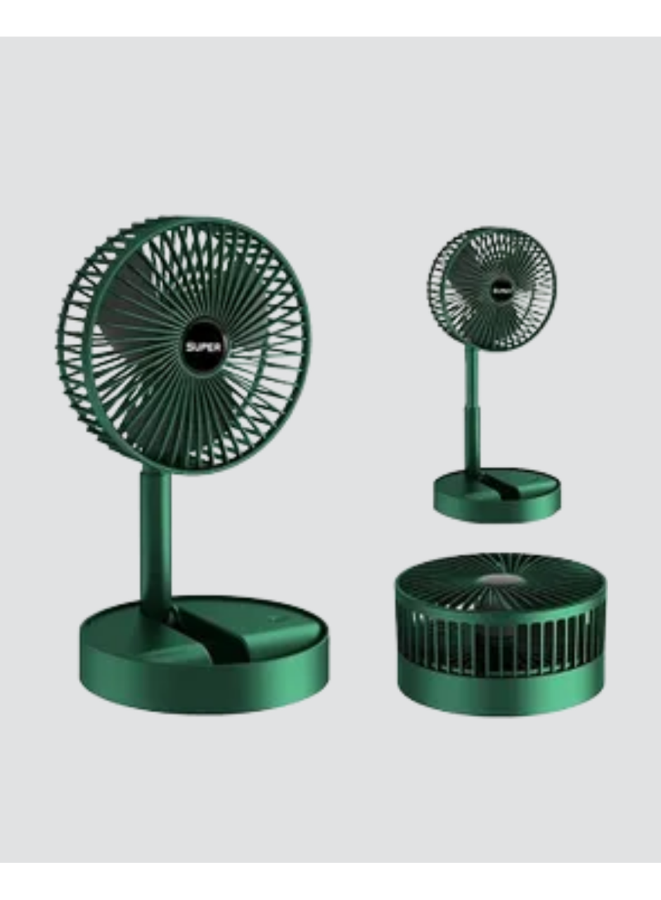 Taşınabilir Şarjlı Mini Fan – Katlanabilir Gövde, 3 Hız Kademesi