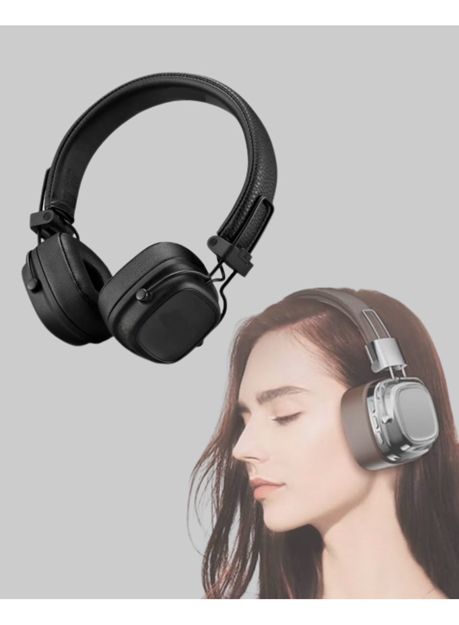 Bluetooth Kablosuz Kulak Üstü Kulaklık Katlanabilir Konforlu ve Şık Tasarımlı