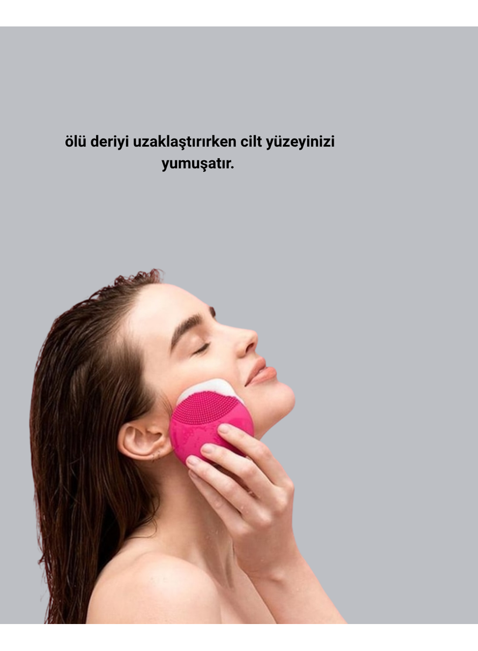 3 Fonksiyonlu Yüz Temizleme ve Masaj Cihazı – Su Geçirmez, Şarjlı, Ölü Deri Temizleyici ve Cilt Yenileyici