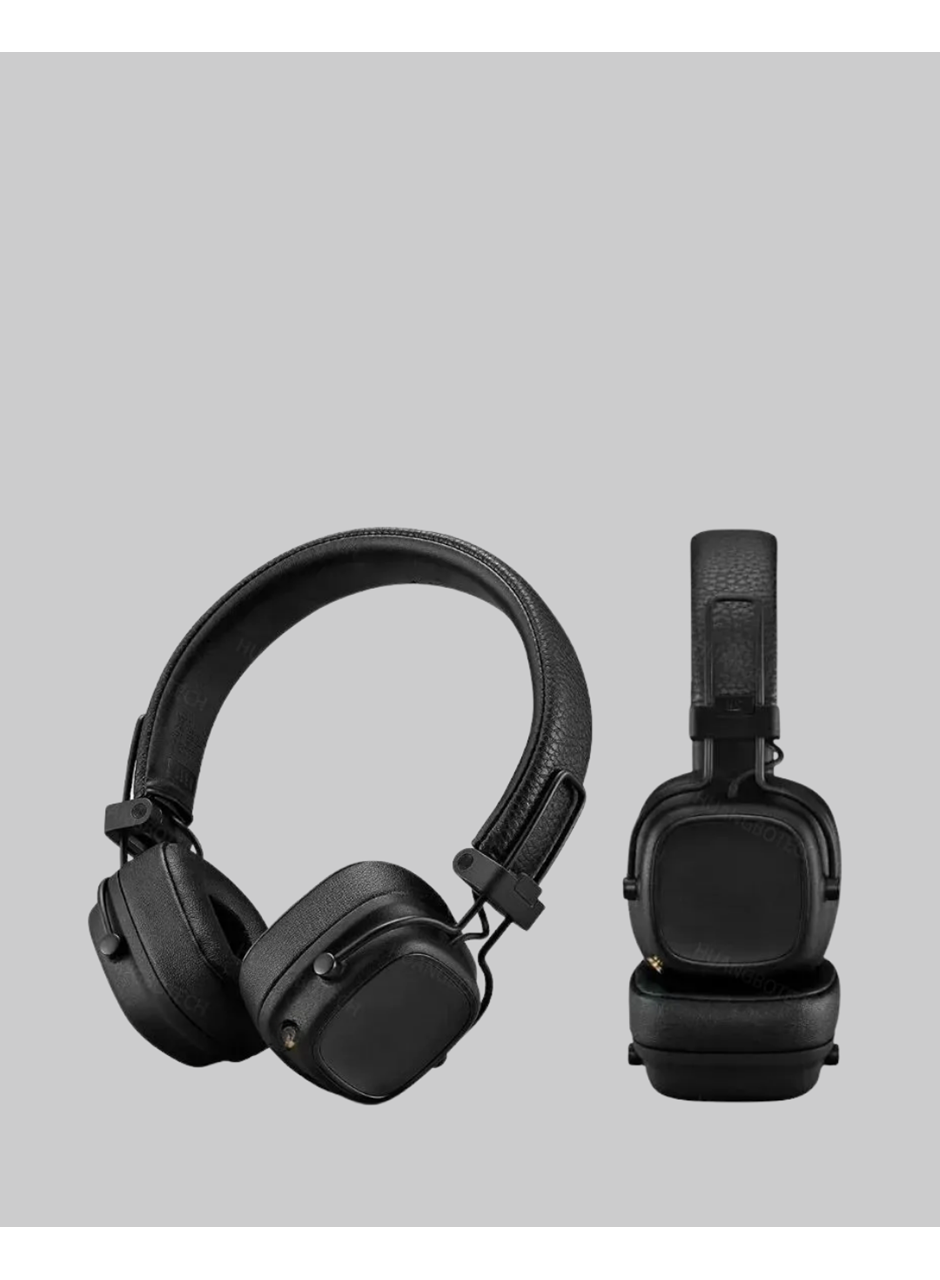 Kablosuz Kulak Üstü Bluetooth Kulaklık Güçlü Bas ve Katlanabilir Tasarım