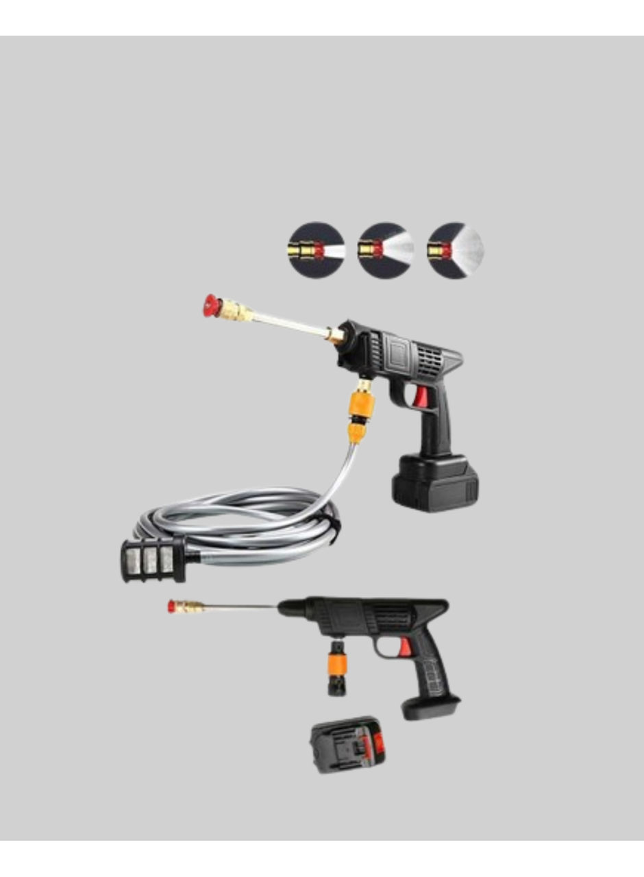 Taşınabilir Akülü Araba Yıkama Makinesi 1.7 MPa Basınçlı ve Ergonomik Tasarımlı