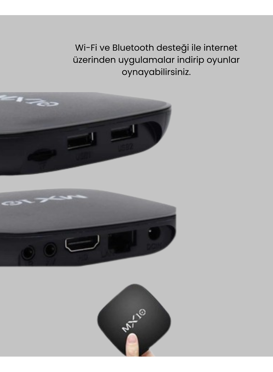 Android 4K TV Box – Wi-Fi, Bluetooth, Dolby Ses, 60 FPS Ultra HD