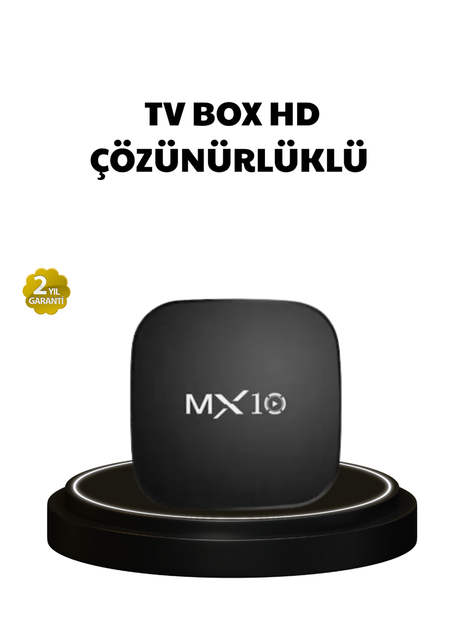 MX Box S 4K Android TV Box – Google Asistan, Dolby Ses, 8 GB Hafıza, Chromecast Desteği