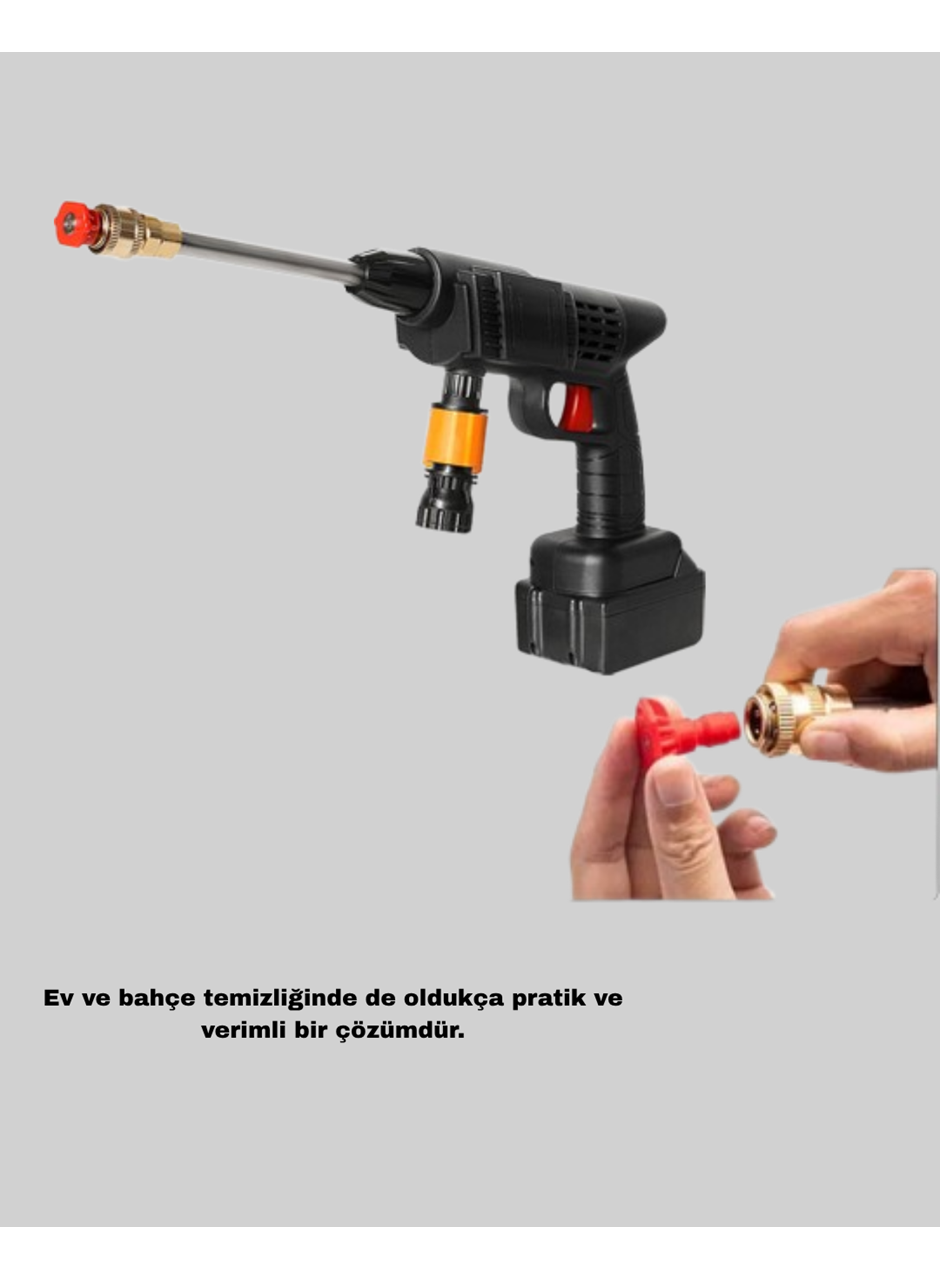 Taşınabilir Akülü Araba Yıkama Makinesi 1.7 MPa Basınçlı ve Ergonomik Tasarımlı