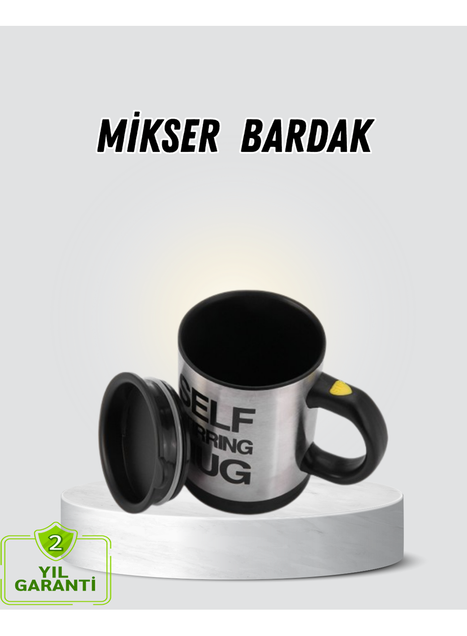 Akıllı Kendi Kendini Karıştıran Termal Kupa – Paslanmaz Çelik
