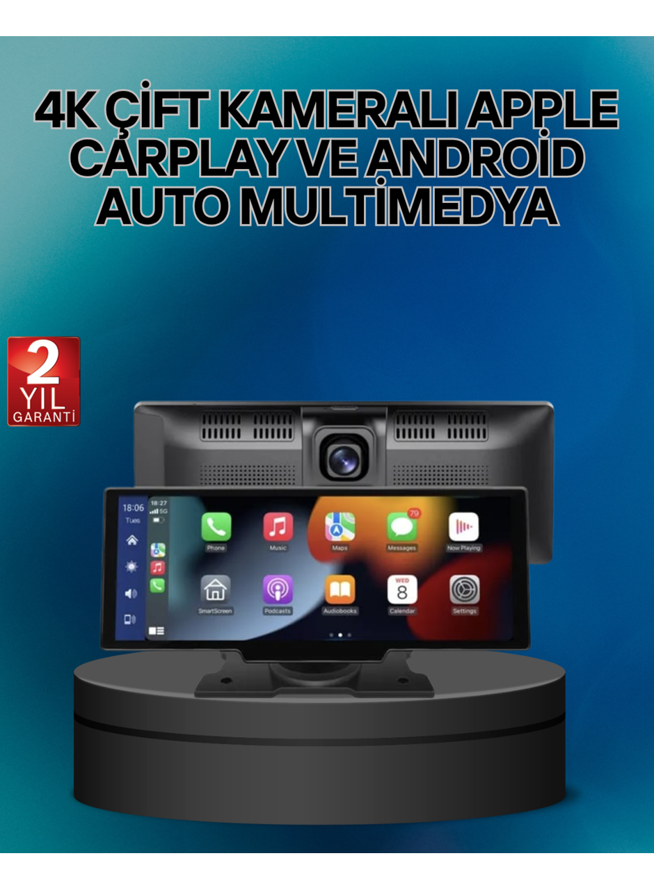 Audi , Skoda Octavia, Superb, Seat Leon, Ibiza, Hyundai i20, i30, Tucson,Uyumlu Android Auto & CarPlay Multimedya Ekran