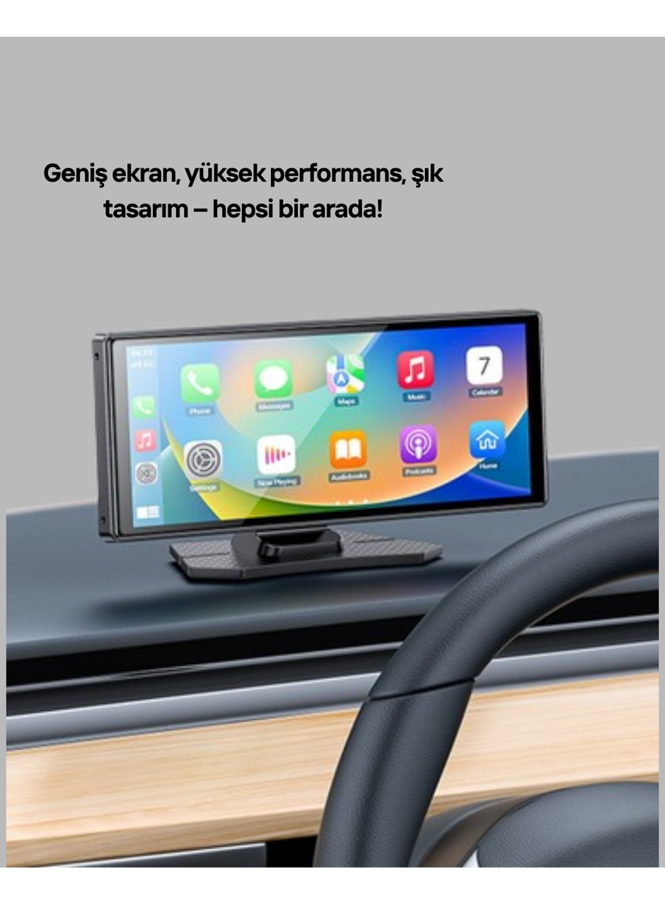 Volkswagen Golf, Polo, Passat, Jetta, Tiguan, BMW 3-5 Serisi CarPlay Android Auto 10.26” Ekran