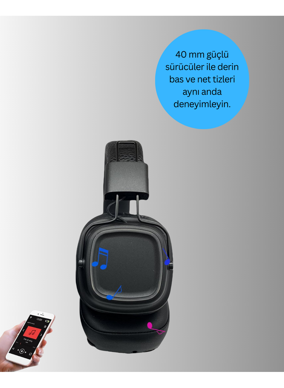 BT40 Kulak Üstü Kulaklık