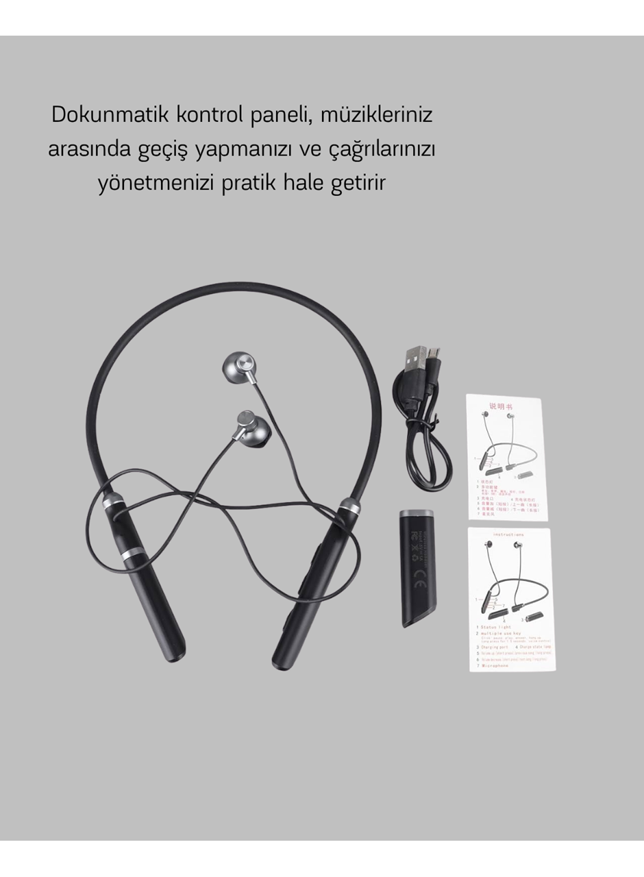 Bluetooth 5.0 ANC Kulaklık – Dokunmatik Kontrol, Kristal Netliğinde Mikrofonlu