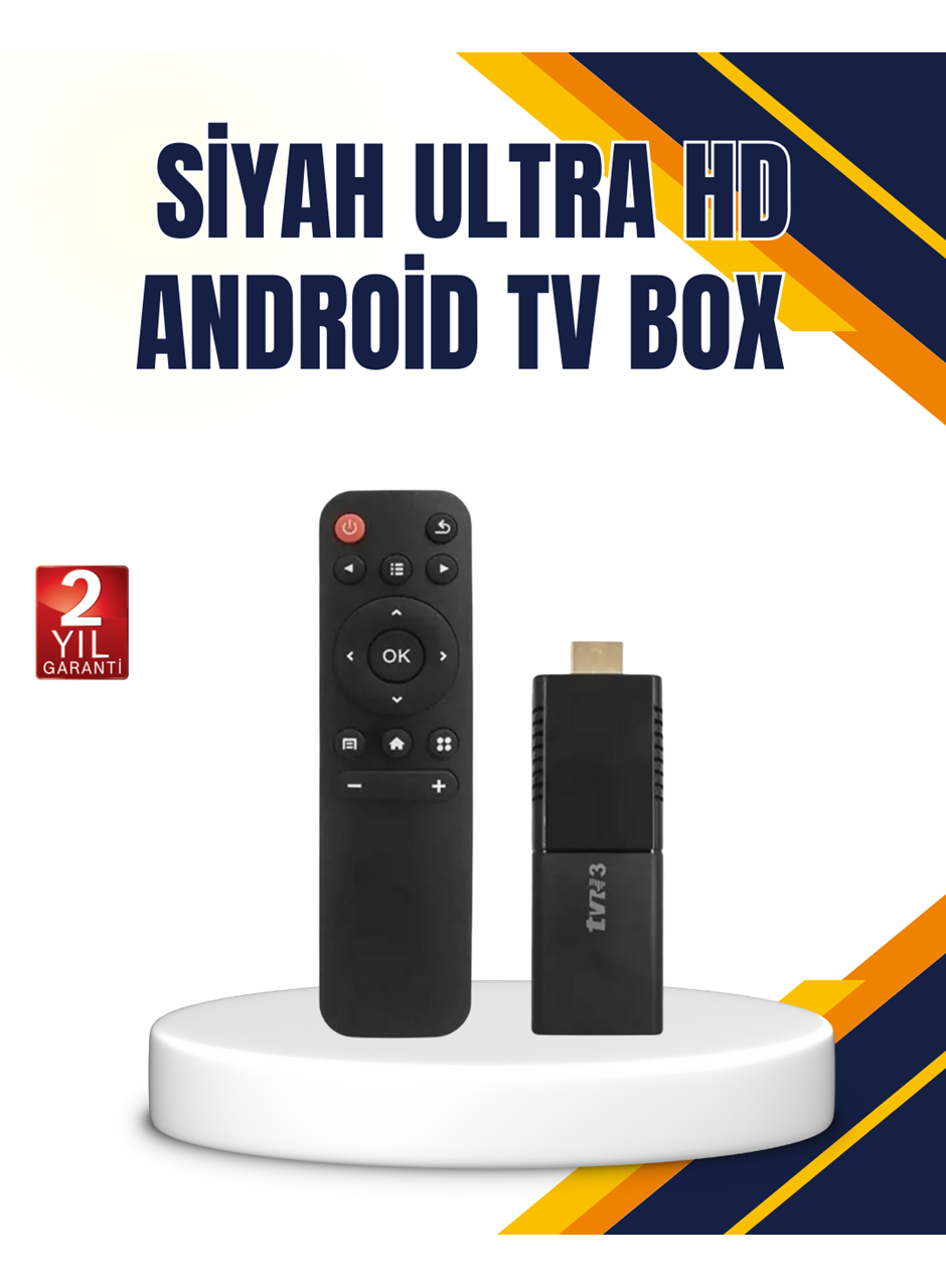 Android TV Stick 4K Ultra HD Görüntü Destekli