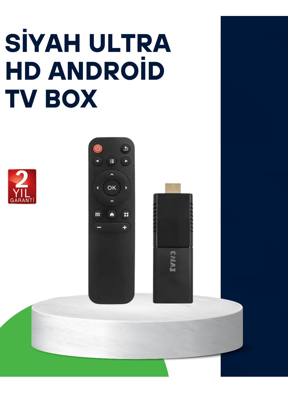 4K Ultra HD Android TV Stick – Tak Çalıştır Akıllı TV Cihazı