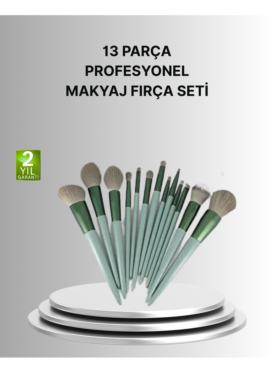 Cilt Dostu Profesyonel Makyaj Fırça Seti Pudra ve Fondöten İçin Uygun