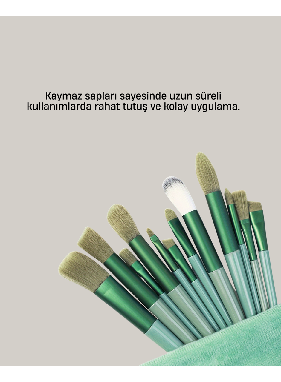 Cilt Dostu Profesyonel Makyaj Fırça Seti Pudra ve Fondöten İçin Uygun