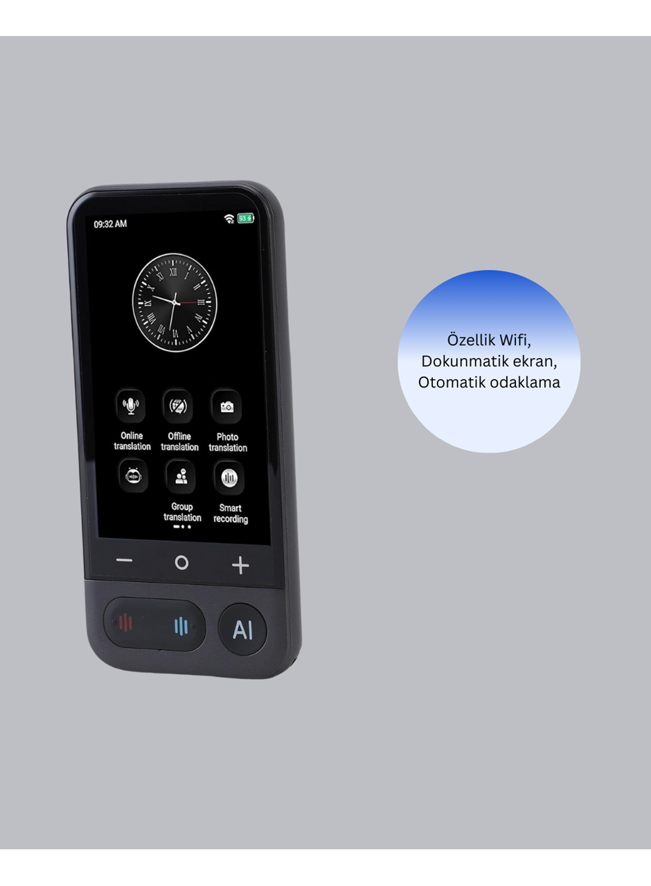Fotoğraf Tanıma ve Konuşma Çevirili Akıllı Tercüman