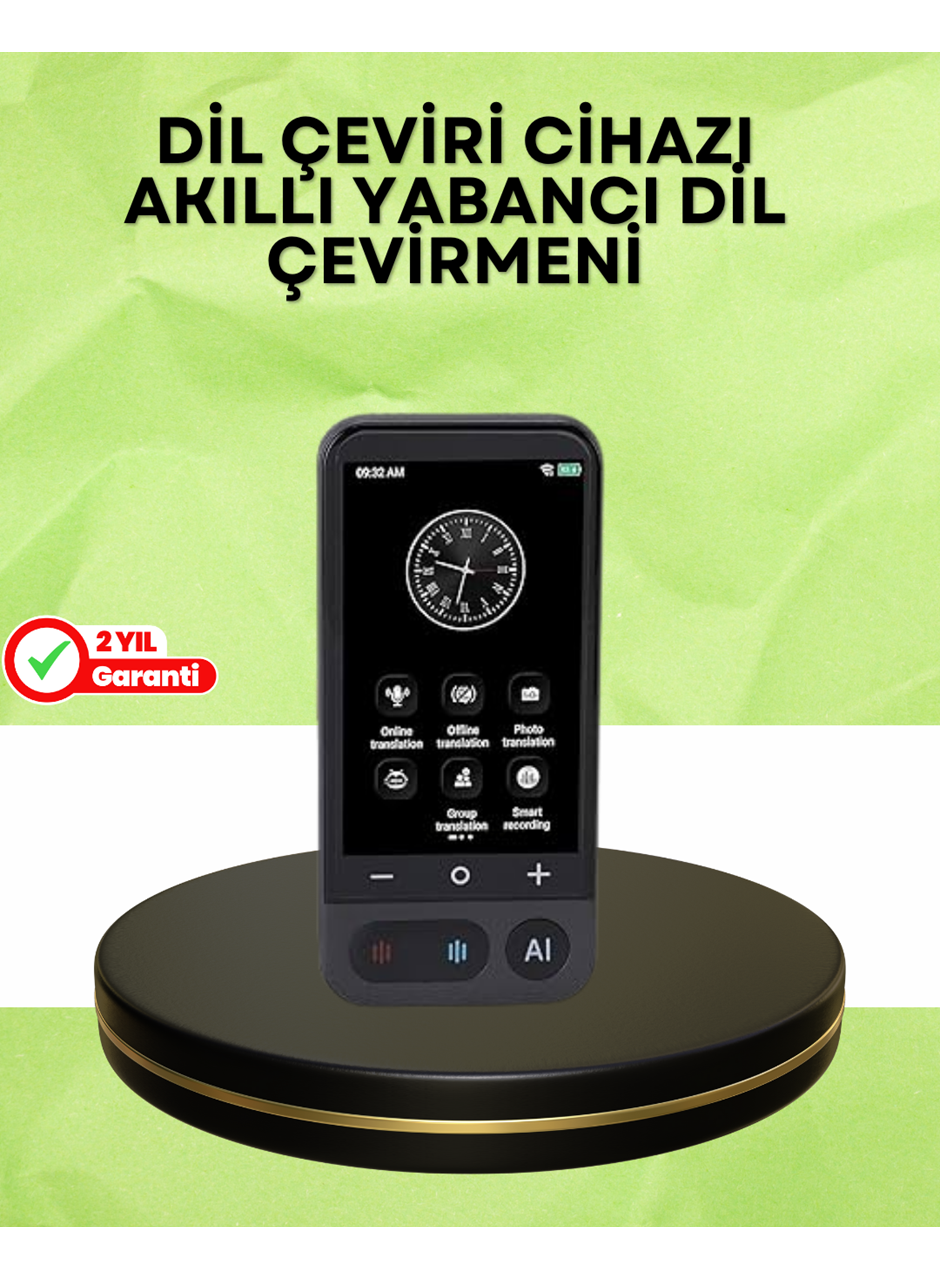 4.0 İnç Dokunmatik Ekranlı Akıllı Çeviri Cihazı