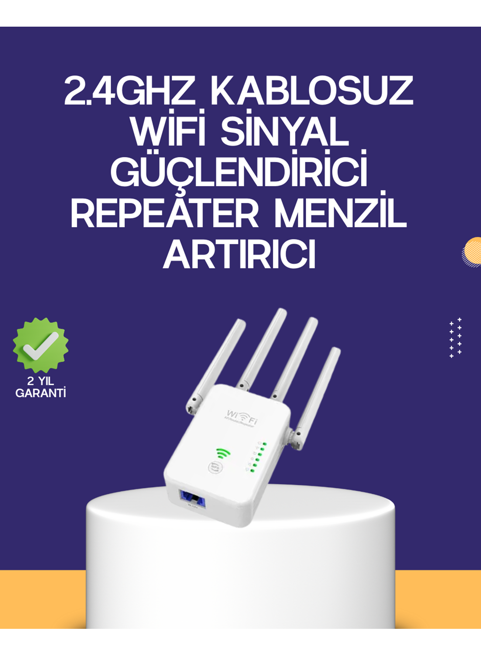 Çift Bantlı Otomatik Kurulum WiFi Repeater Menzil Genişletici