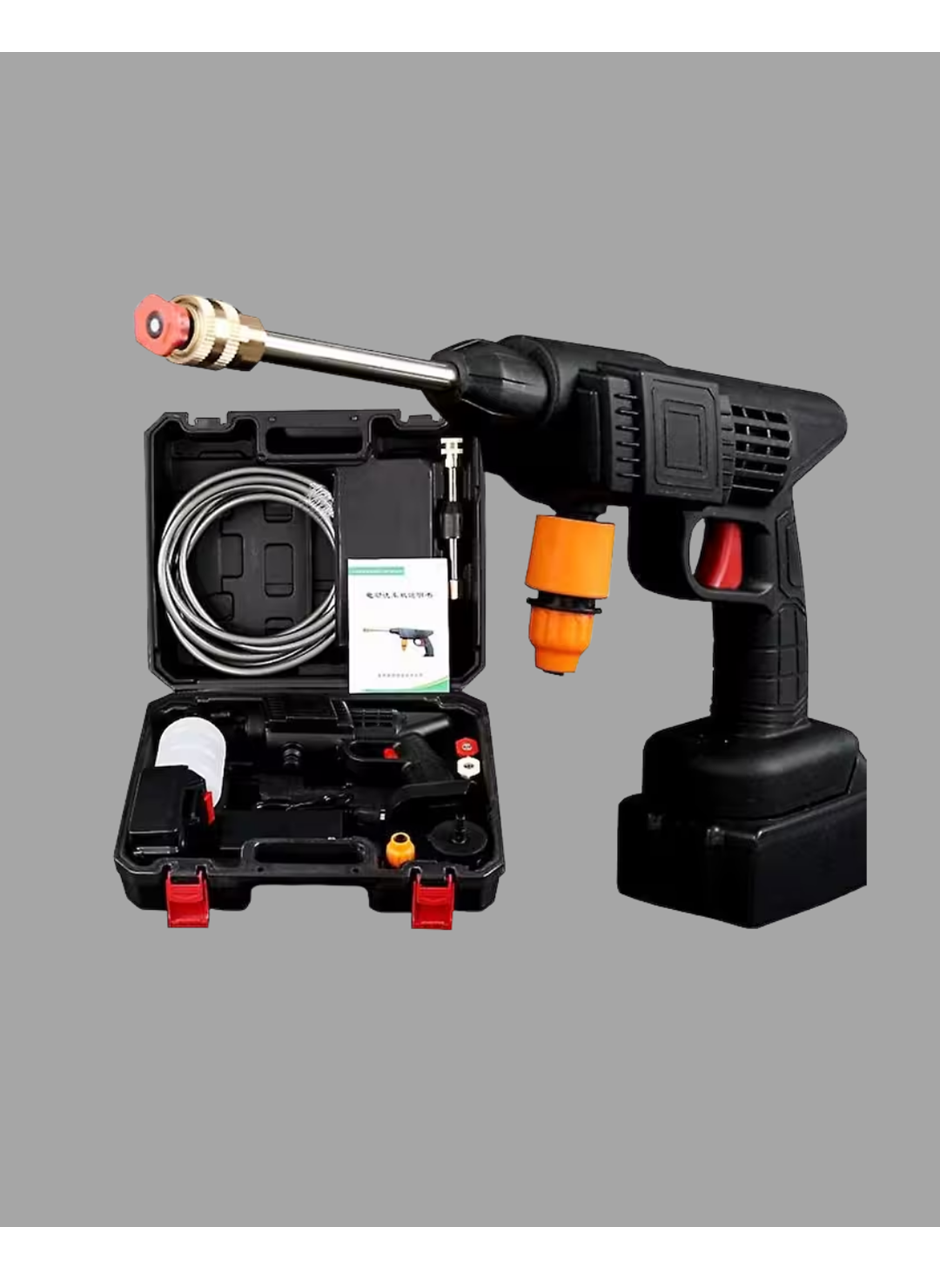 Akülü Basınçlı Yıkama Tabancası 450PSI Su Püskürtme Makinesi