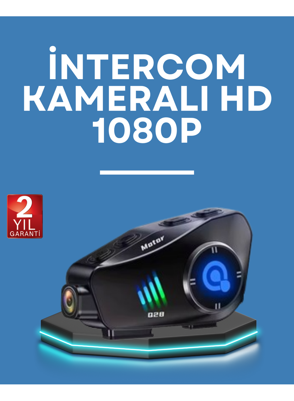 Q28 Kask Kulaklık 1080P HD Kamera – Bluetooth 5.3, Su Geçirmez, Gürültü Azaltma