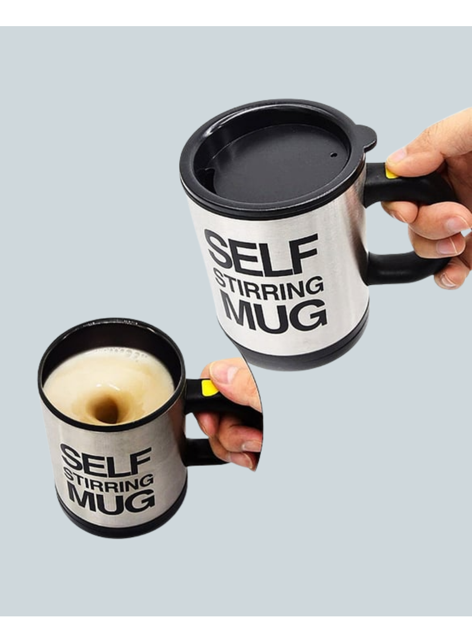 Kendi Kendini Karıştıran Termos Kupa | Güçlü Motor ve Çift Katmanlı Isı Koruma