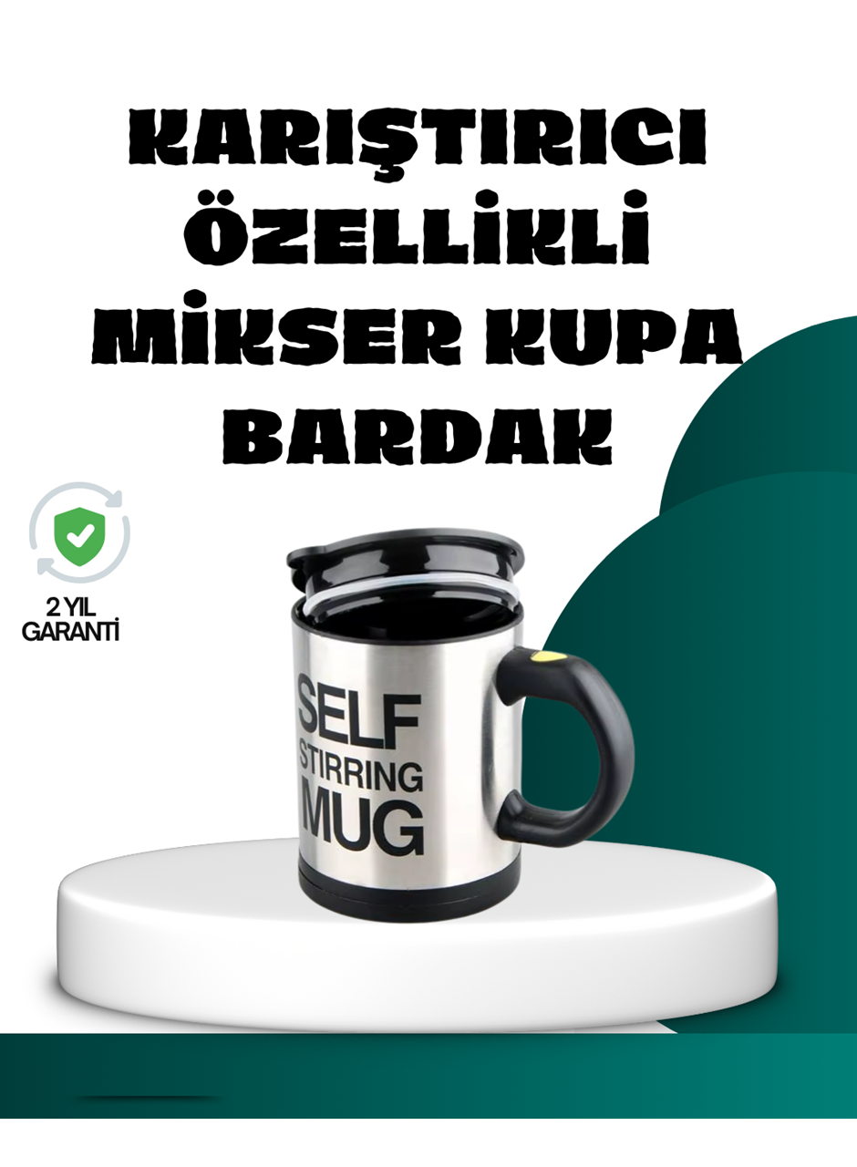 Otomatik Karıştırmalı Termos Kupa | Ergonomik Tasarım