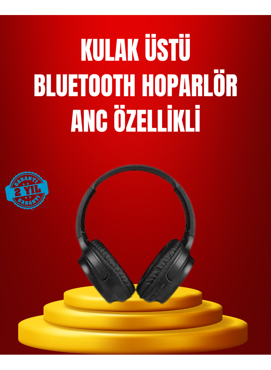 Geniş Frekans Aralıklı Bluetooth Kulak Üstü Kulaklık
