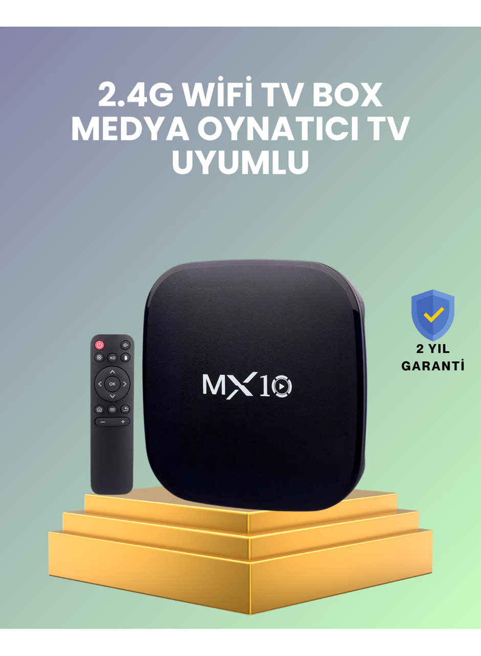 2 GB RAM 8 GB Hafıza 4K Video Destekli Android Medya Cihazı