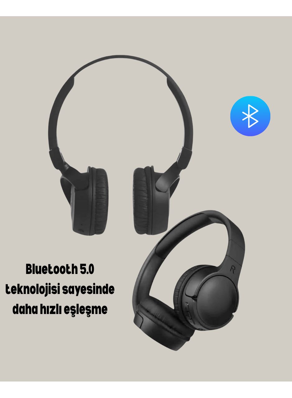 Katlanabilir USB-C Şarjlı Bluetooth Kulaklık