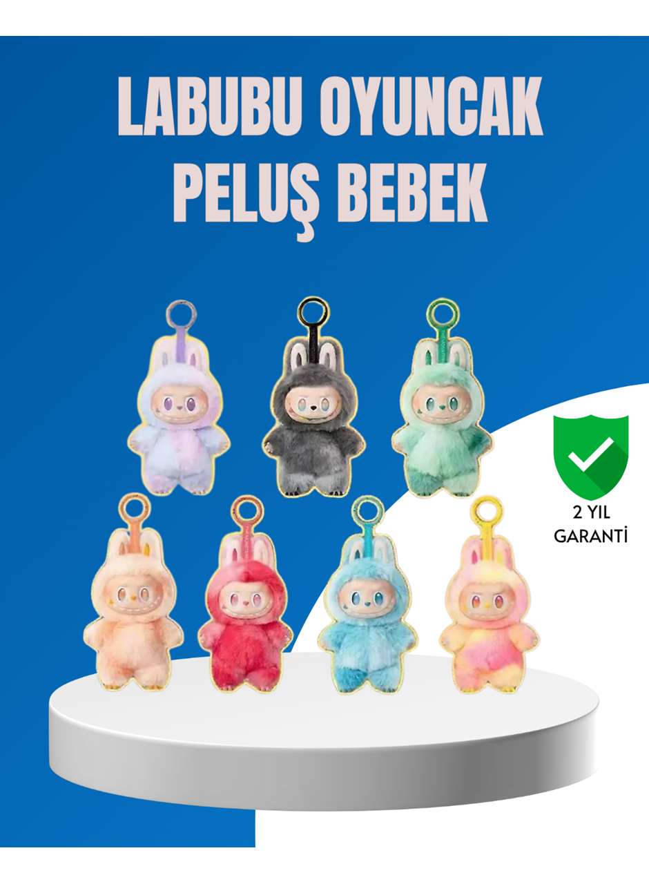 Dekoratif Labubu Karakter Figürü – Kaliteli Peluş Malzeme