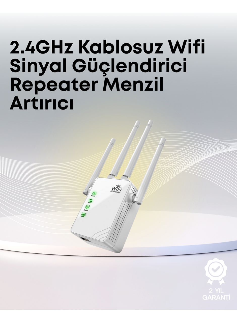 Yüksek Hızlı Parazit Önleyici WiFi Repeater Router