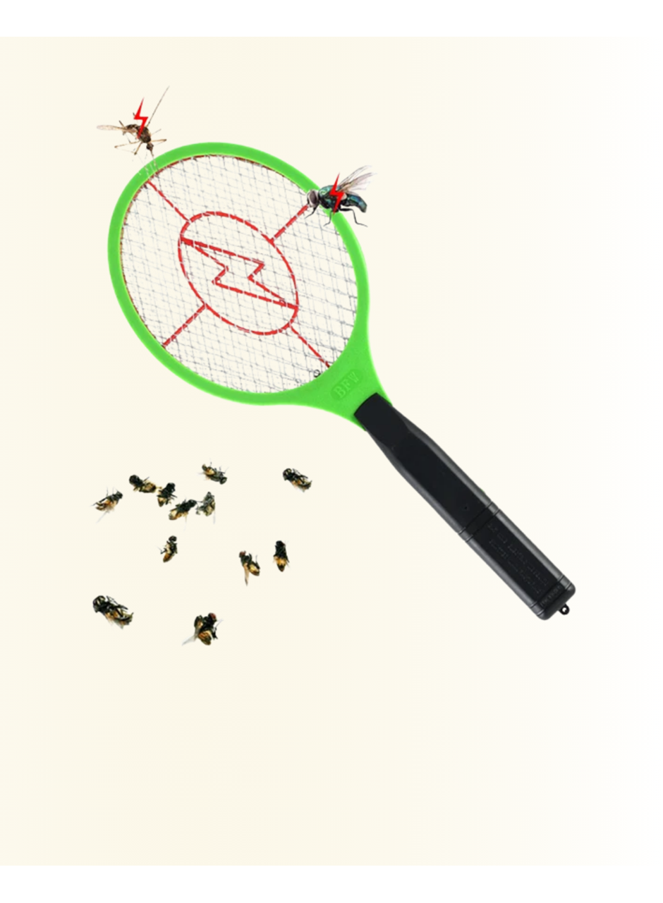 Elektrikli Sinek Raketi | Yüksek Voltajlı, Güvenli ve Taşınabilir