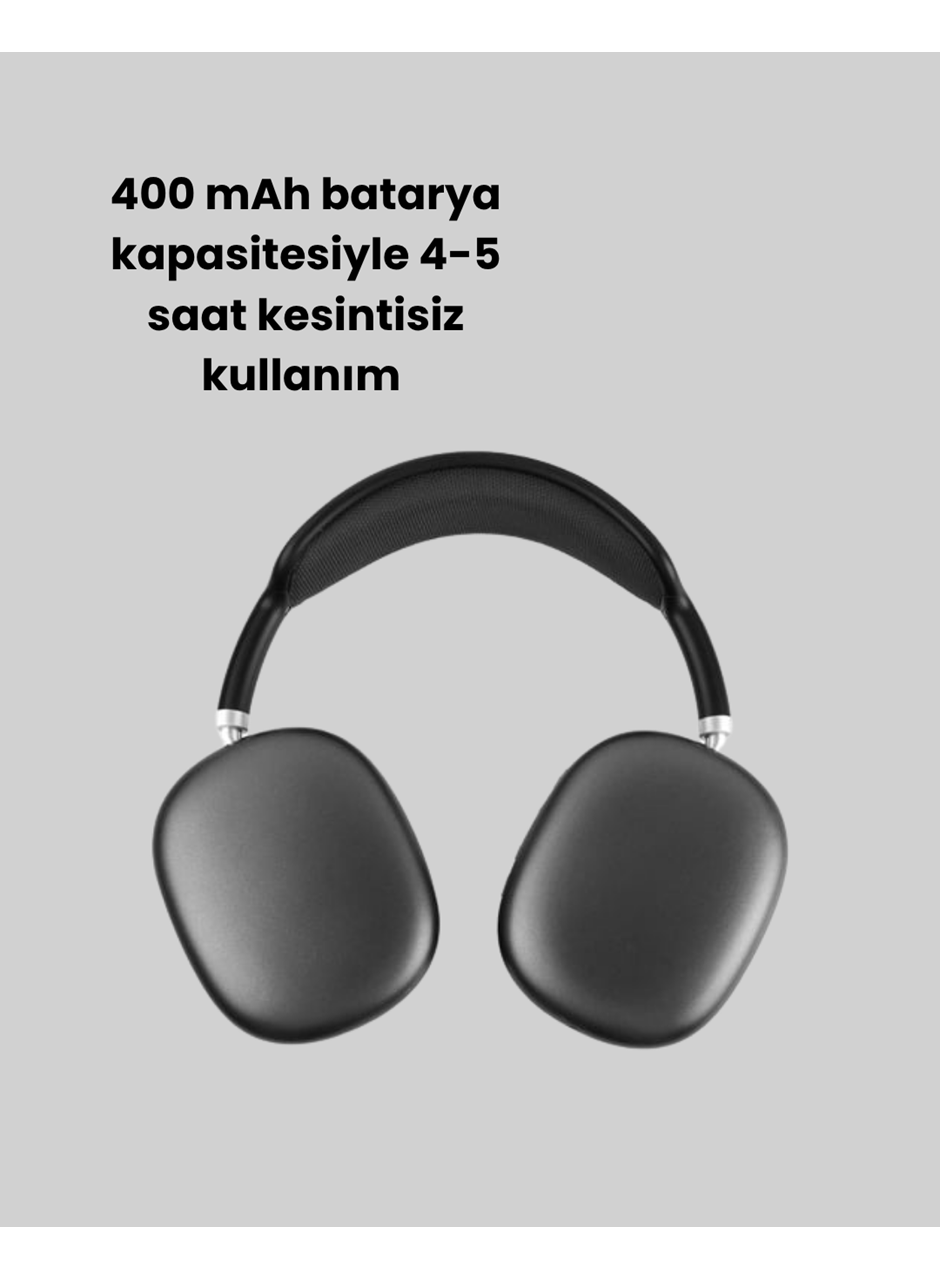 Bluetooth V5.0 Kablosuz Kulak Üstü Kulaklık | Katlanabilir, Mikro USB Girişli