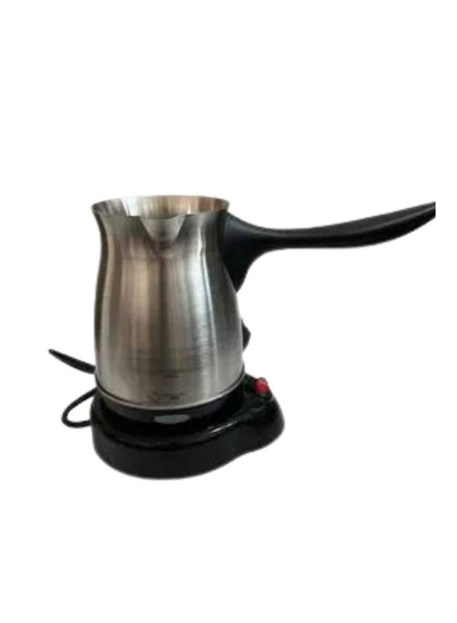 Yeni Nesil Türk Kahve Makinesi Cezvesi Siyah Gri Kablolu Pratik