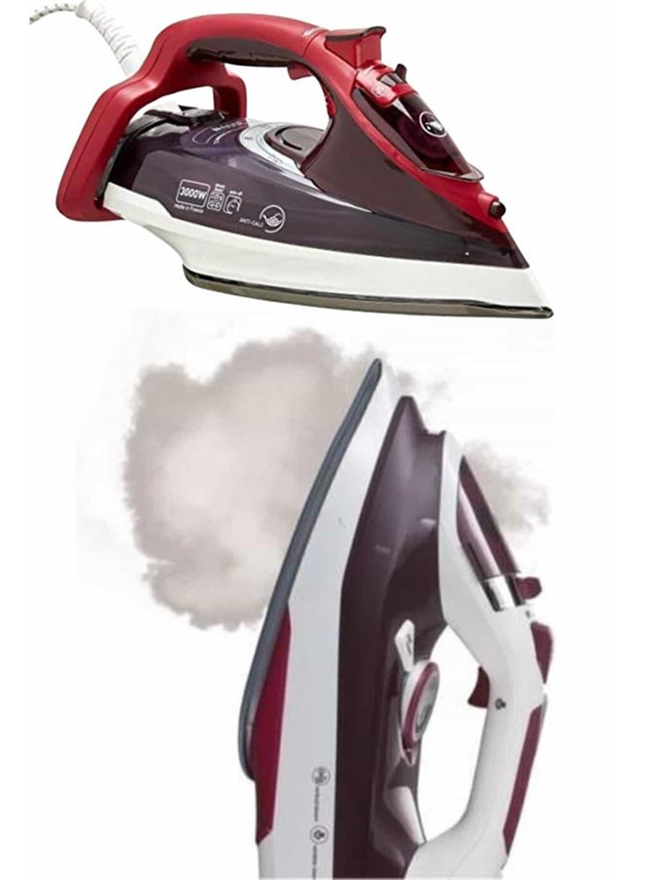 Buharlı Kablolu Ütü 2200 Watt Kireçlenme Önleyici Şok Buharlı