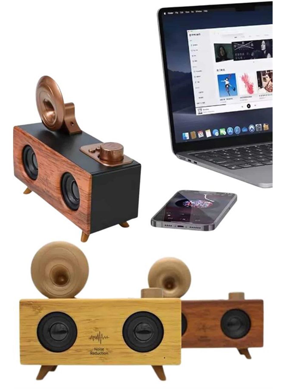 Gramafon Nostaljik Radyo Yüksek Ses Kalitesi USB TF Kart Aux