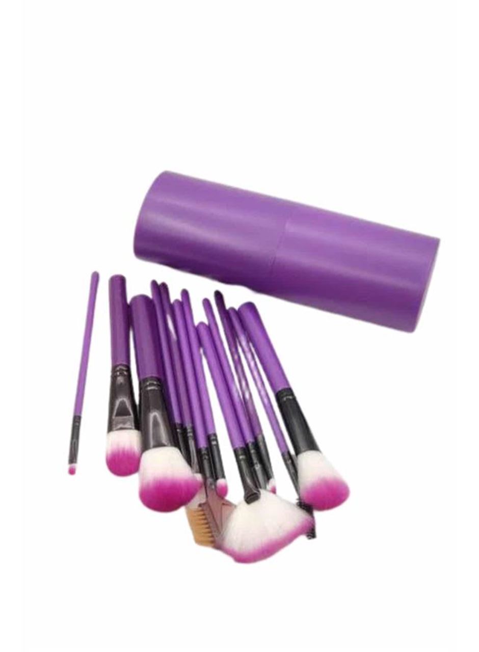 12 Parça Profesyonel Makyaj Fırçası Far Fırçası Allık Fırçası Yumuşak Kıllı