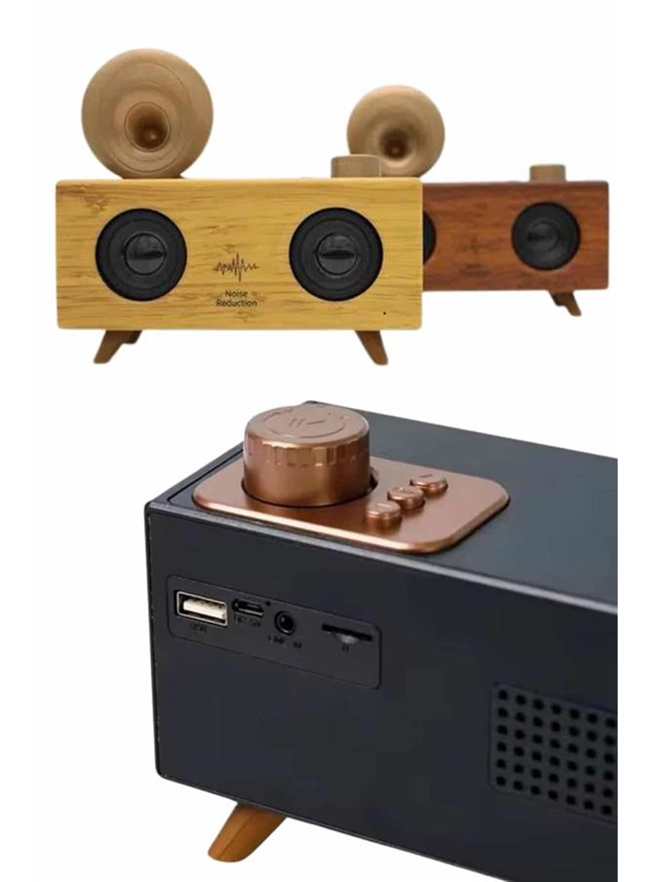 Gramafon Radyo Bluetooth Hoparlör Nostaljik Radyo FM Radyo