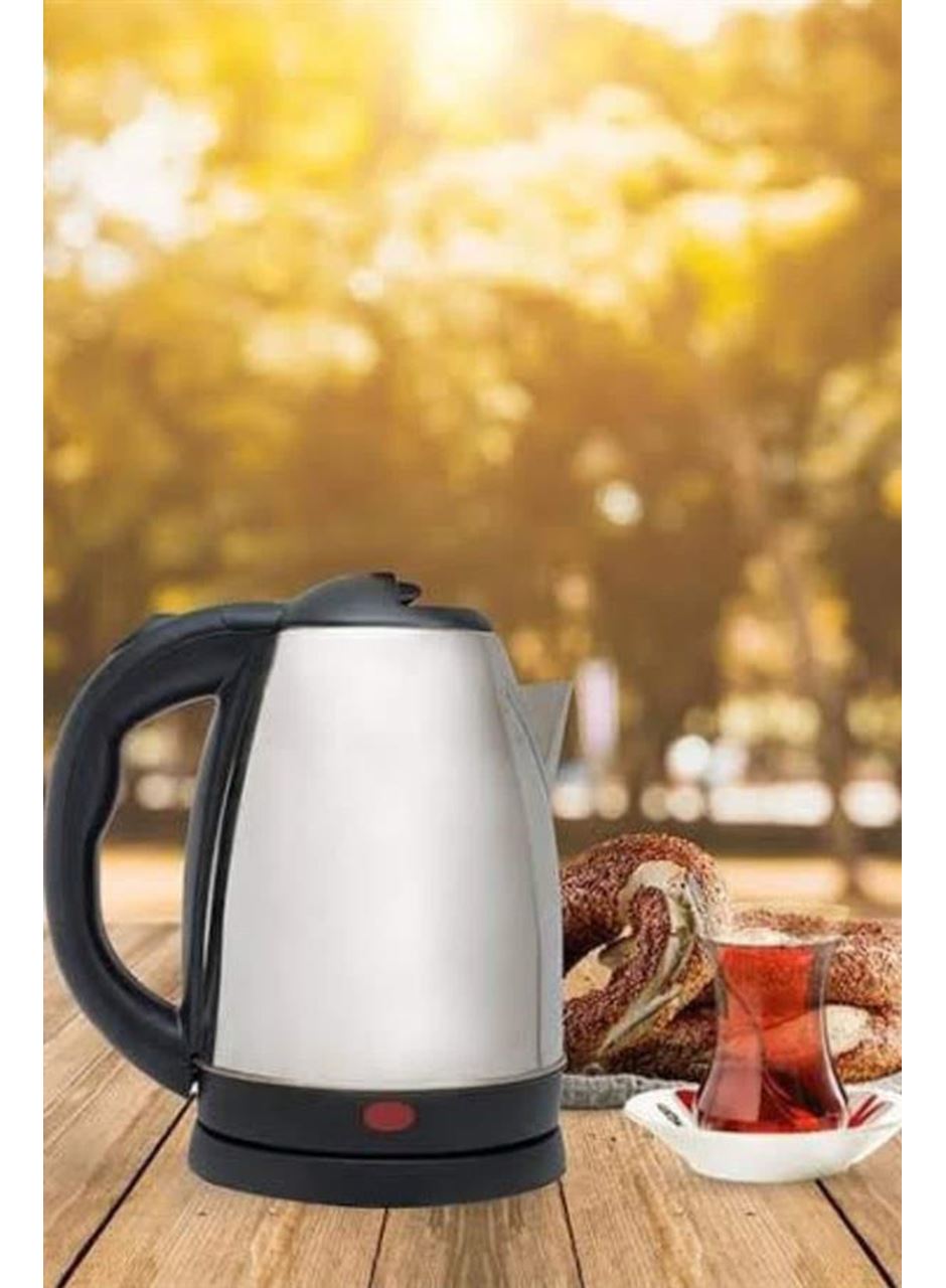 Kettle C F Tipi 220-240V Paslanmaz Çelik Elektrik Kablolu Otomatik Kapanma
