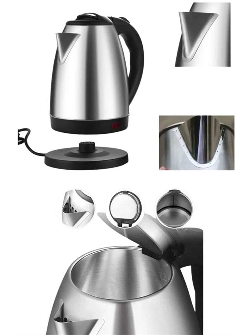 Kettle C F Tipi 220-240V Paslanmaz Çelik Elektrik Kablolu Otomatik Kapanma
