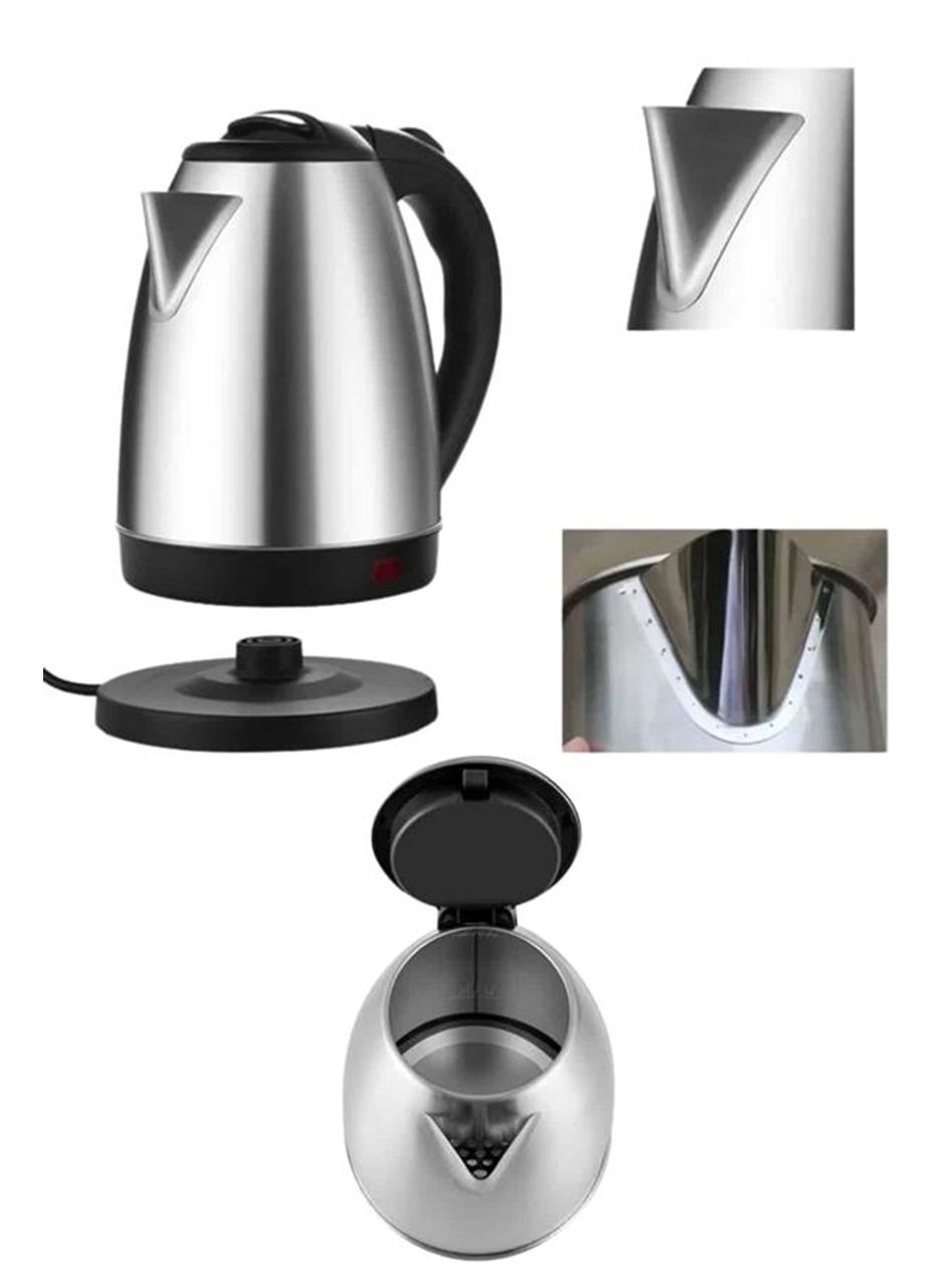 Elektrikli Paslanmaz Çelik Su Isıtcı Çelik Kettle 1.8 Lt. Uzun Ömürlü