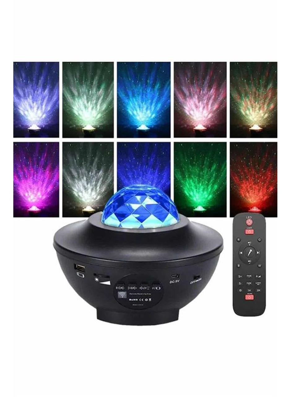 Dönen Işıklı Disko Topu Projektör Müzik Çalarlı Disco Speaker