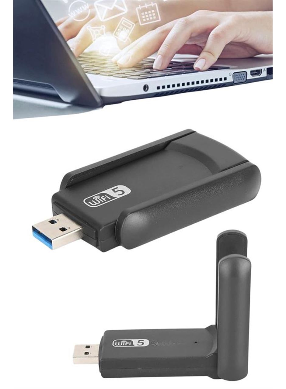 Wifi Adaptörü Bt5.0 Wifi 2'si Bir Arada Çift Bantlı Çift Anten