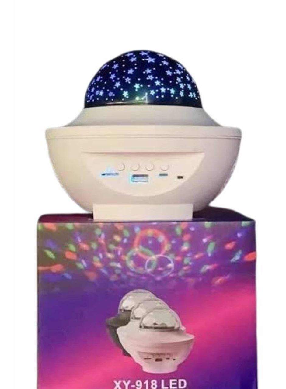 Dönen Işıklı Disko Topu Projektör Müzik Çalarlı Disco Speaker