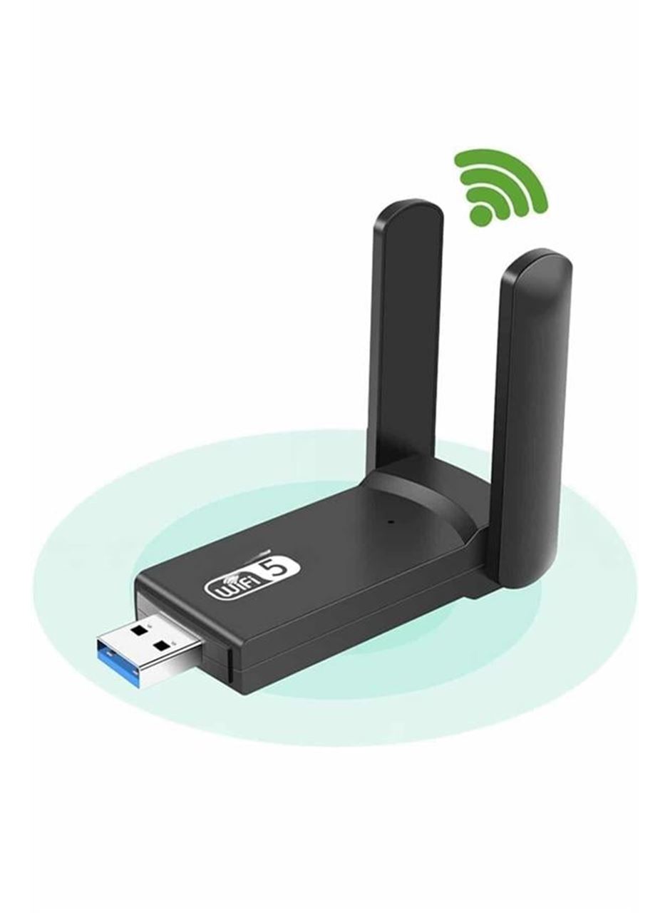 Wifi Alıcı Dual Band Usb 3.0 Adaptör Kablosuz Windows 7/8/10/11