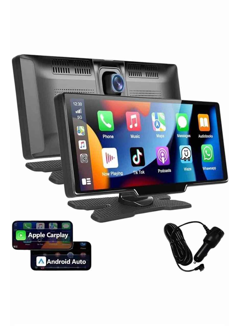 4K 10.2 İnç Çift Kameralı Araç Multimedya Ekranı CarPlay Kablosuz Tüm Cihazlara Uyumlu