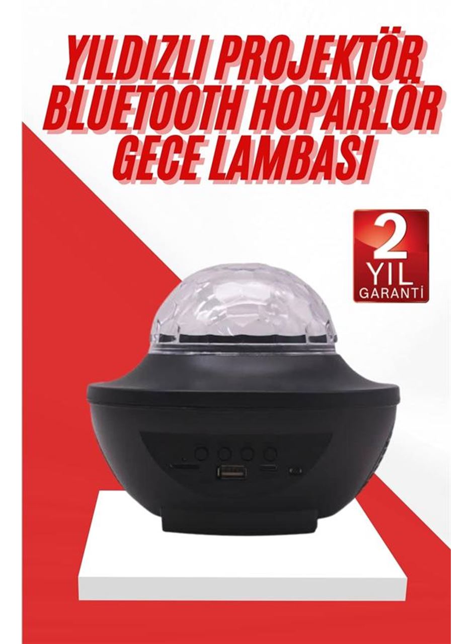 Masa ve Gece Lambası Renkli Projektör Işıklı Disko Topu Bluetooth Hoparlör