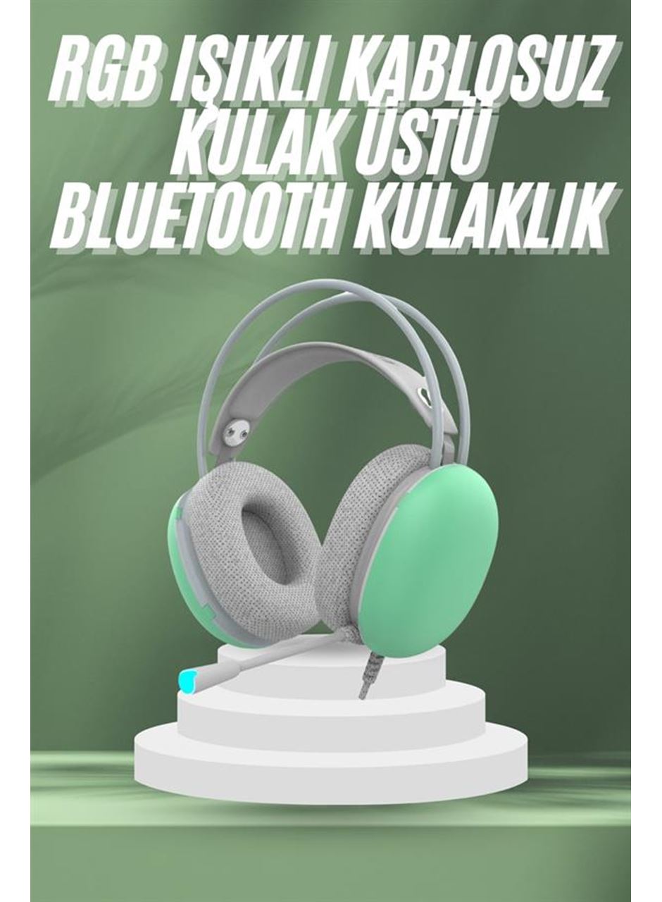 Unısex Yüksek Ses Kaliteli Yumuşak Kılıflı Kablosuz Kulak Üstü Bluetooth Kulaklık